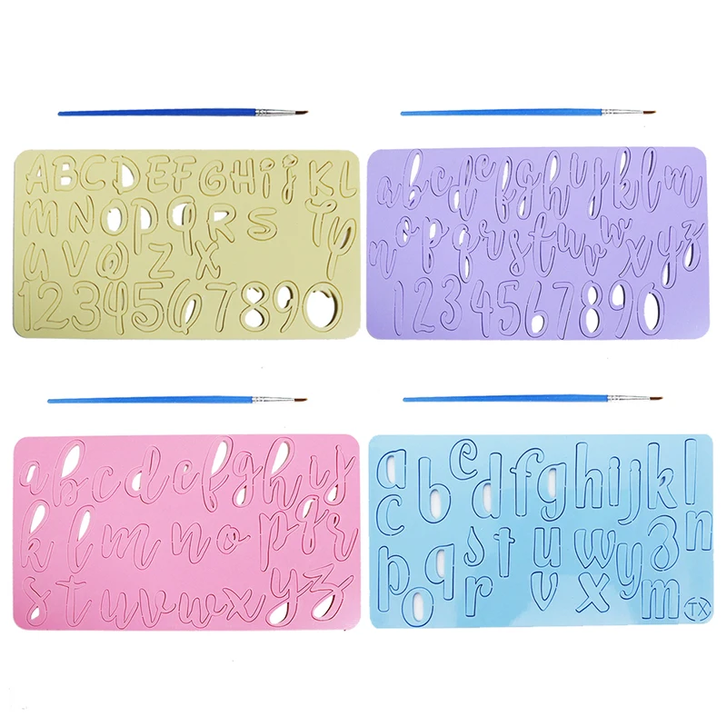 Fondant Stamps Cookies Cutter Baking Stamp Cake Tool Alphabet/Number Mold Letters Decorating Tools | Дом и сад