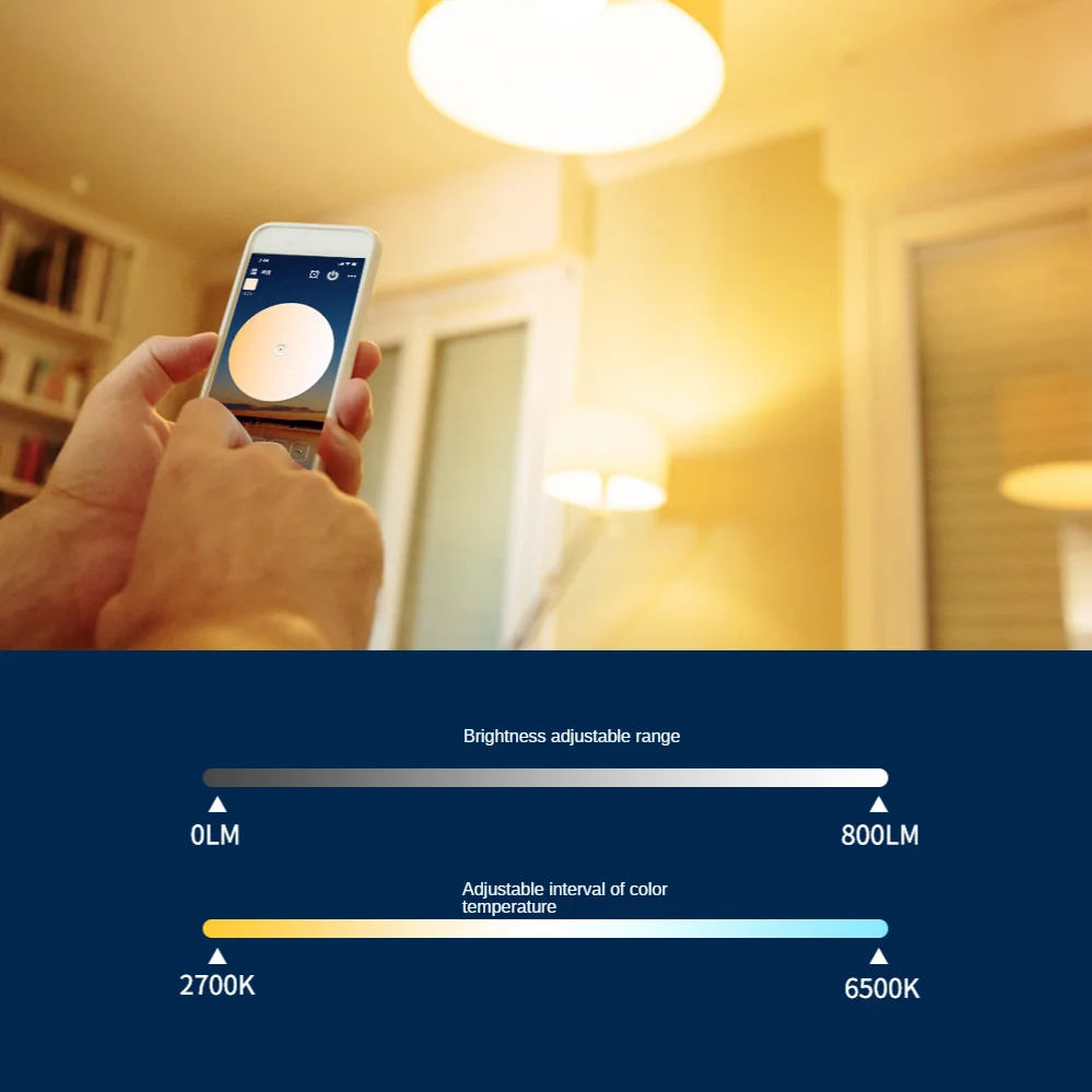 

RGB 3000-6000K 1 9 Bluetooth + Wifi CCT 110 220 Alexa Siri