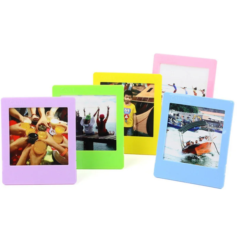 5PCS Small Photo Frame For Fujifilm Instax Polaroid SQ1/SQ10/SQ20/SQ6 Fresh Three-dimensional Decoration Case Cover | Электроника