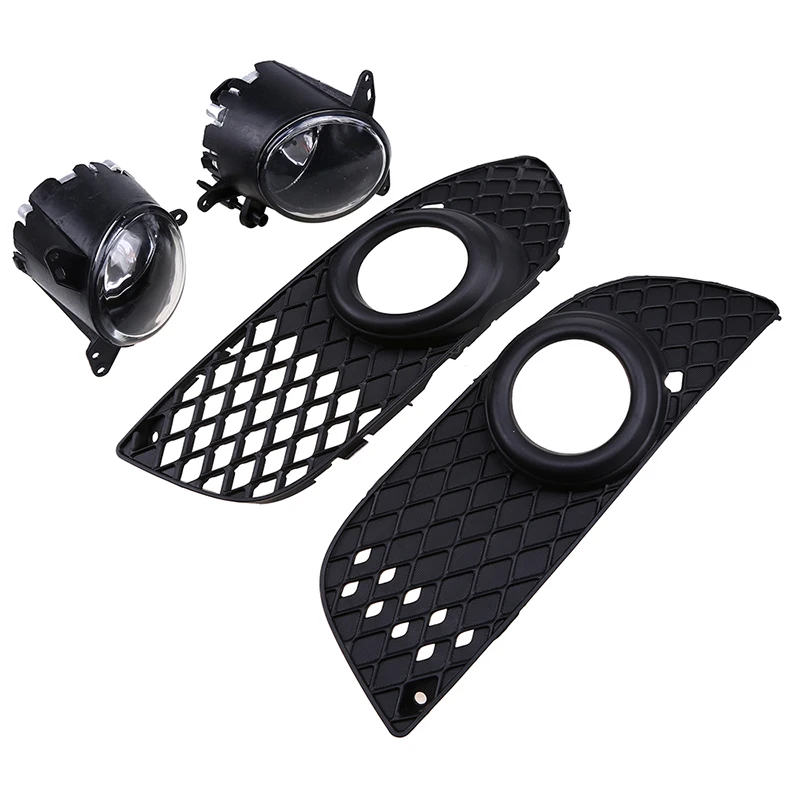 Автомобильная Решетка Переднего и нижнего бампера POSSBAY + Галогенные