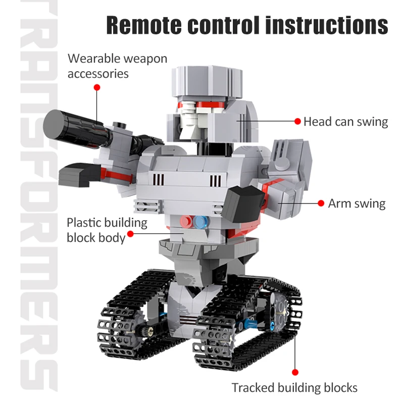 Technical Famous RC Robot Electric Building Blocks MOC APP Programming Intelligent Remote Control Bricks Toy For Children | Игрушки и