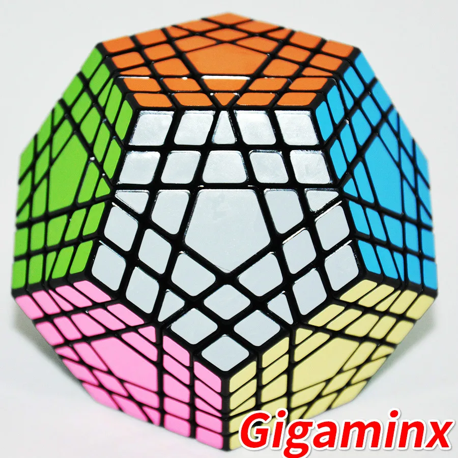 Gigaminx Shengshou волшебный куб головоломка SengSo Mega Cube 2x2 3x3 4x4 5x5 6x6 7x7 Dodecahedron Megaminxeds Masterkilomin YesElite Kilominx - Цвет: Gigaminx