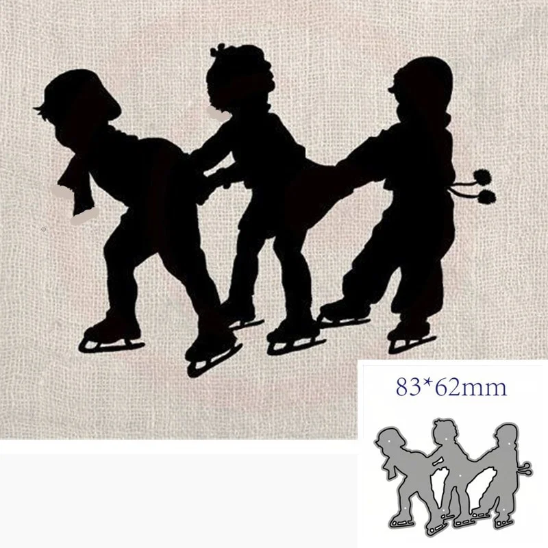 

Lngклоун лед катание на коньках украшение металлические штампы трафарет для «сделай сам» Скрапбукинг альбом тиснение бумажные карты декор ремесла