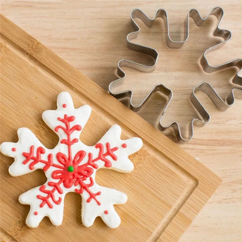 Фото Горячая Распродажа Рождественская форма для снеков резак печенья DIY из