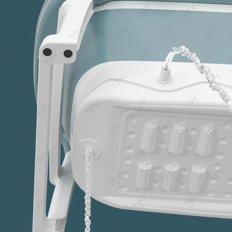 

Fast Shipping 1.52M Adult Foldable Bathtub Temperature Display Portable Thickened Large Household Bath Barrel