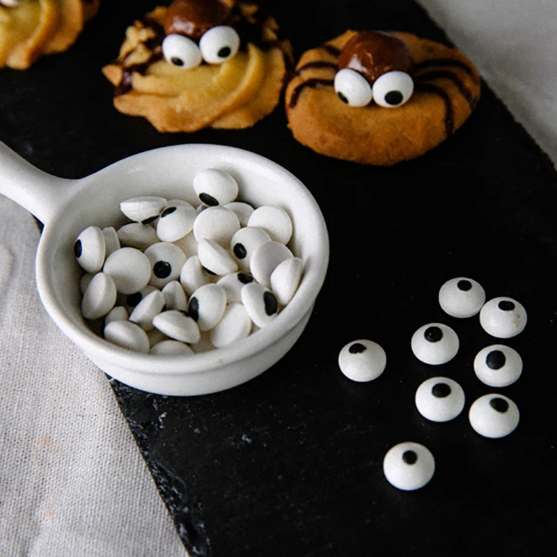 

10/18mm Eyes Sugar Ball Edible Cake Decoration Sprinkle Dessert Fondant Decorating Sugar Edible Pearls 85g