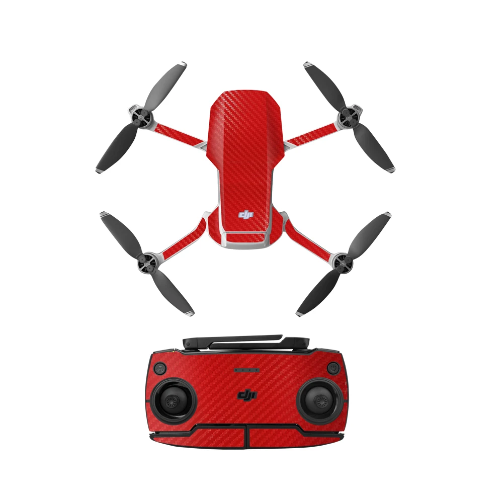 Red Grain DJI Mavic мини Водонепроницаемый защитный чехол ПВХ наклейки Дрон корпус рычаг протектор для пульта дистанционного управления для DJI Mavic мини аксессуары - Цвет: Red Grain