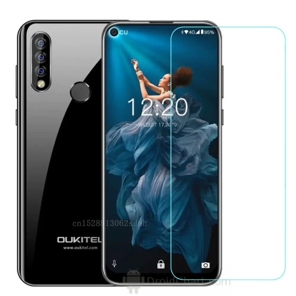 Закаленное стекло с полным покрытием для Oukitel C17 профессиональная защитная