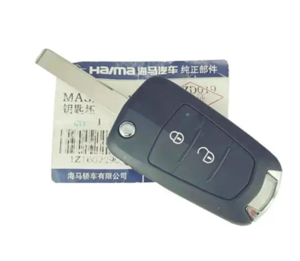 2 button old model 3 модели 2/3 кнопка ключ в сборе. Черная цветная Крышка для китайских HAIMA M3 авто части двигателя - Название цвета: 2 button old model