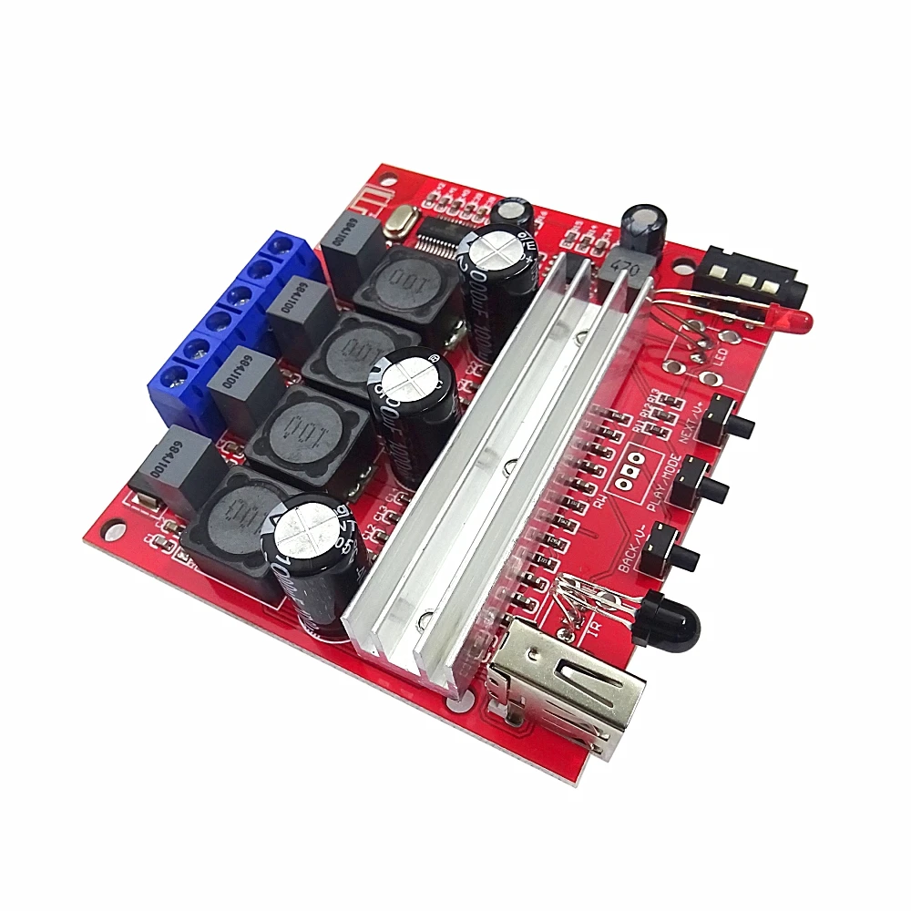 Lusya TDA3116D2 Цифровой Bluetooth 5 0 усилитель мощности плата 100 Вт * 2 стерео поддержка TWS box