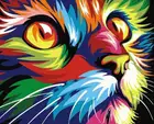 Краска по номерам для взрослых картина по номерам кошки животных детей schilderen op nummer malen nach zahlen