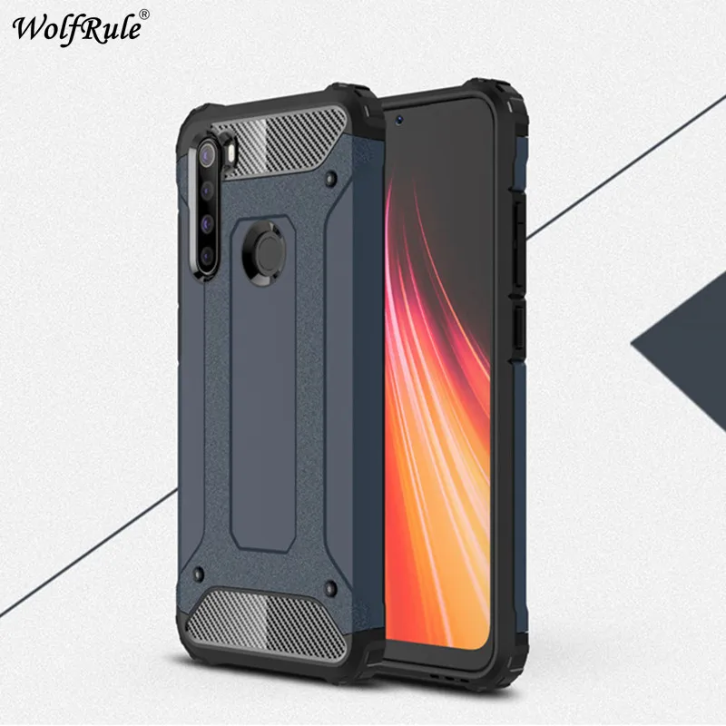 

For Xiaomi Redmi Note 8 Case Phone Bumper TPU & PC Armor Protective Back Phone Case For Xiaomi Redmi Note 8 Cover Funda 6.3''