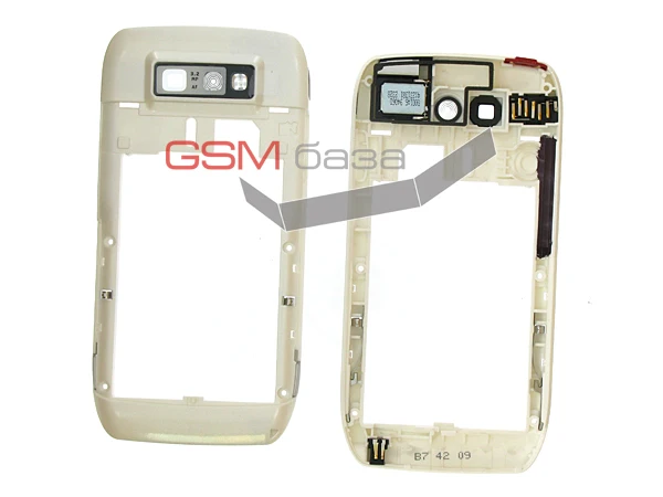 Nokia E71 - Средняя часть корпуса с полифоническим динамиком и разъёмами зарядки