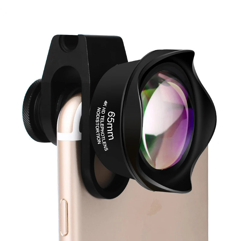 

4K HD 2.5X Telephoto Lens Kit 65mm No Distortion Phone Camera Lenses for iPhone Android Smartphones