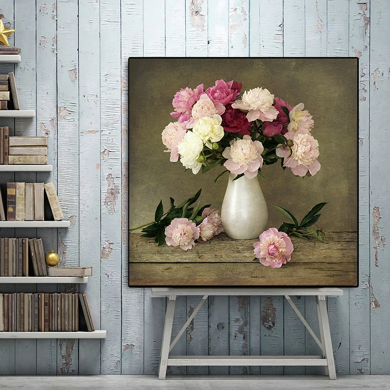  Famous Painted Colorful Flowers Art Oil Painting On Canvas Wall Adornment Pictures For Live Room Home Decor | Дом и сад