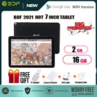 Детский планшет с 7-дюймовым дисплеем, четырёхъядерным процессором, ОЗУ 2 Гб, ПЗУ 16 Гб, Android 7,0