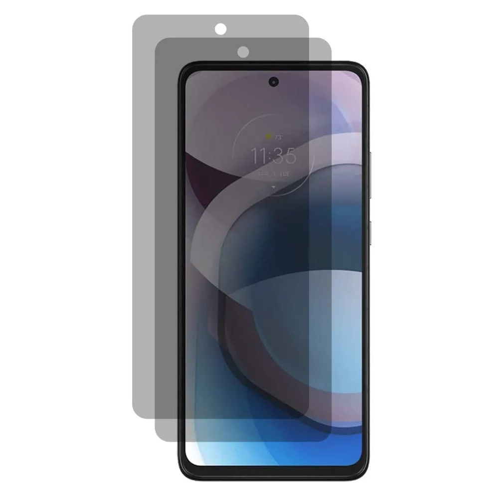 Защитная пленка из закаленного стекла для защиты от шпионов Moto G Power 2022 (не