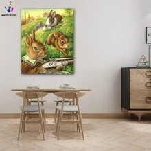 DIY картинки для раскраски по номерам в различных расцветках с