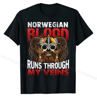 norwegian viking blood norway norge vikings gift t shirt prevailing men tshirts cotton tops shirts design