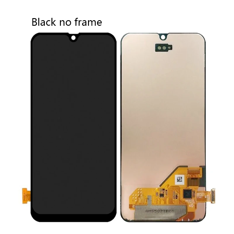 100% Super AMOLED For Samsung A40 LCD 2019 A405 display touch Screen Digitizer Assembly with frame replacement repair parts | Мобильные