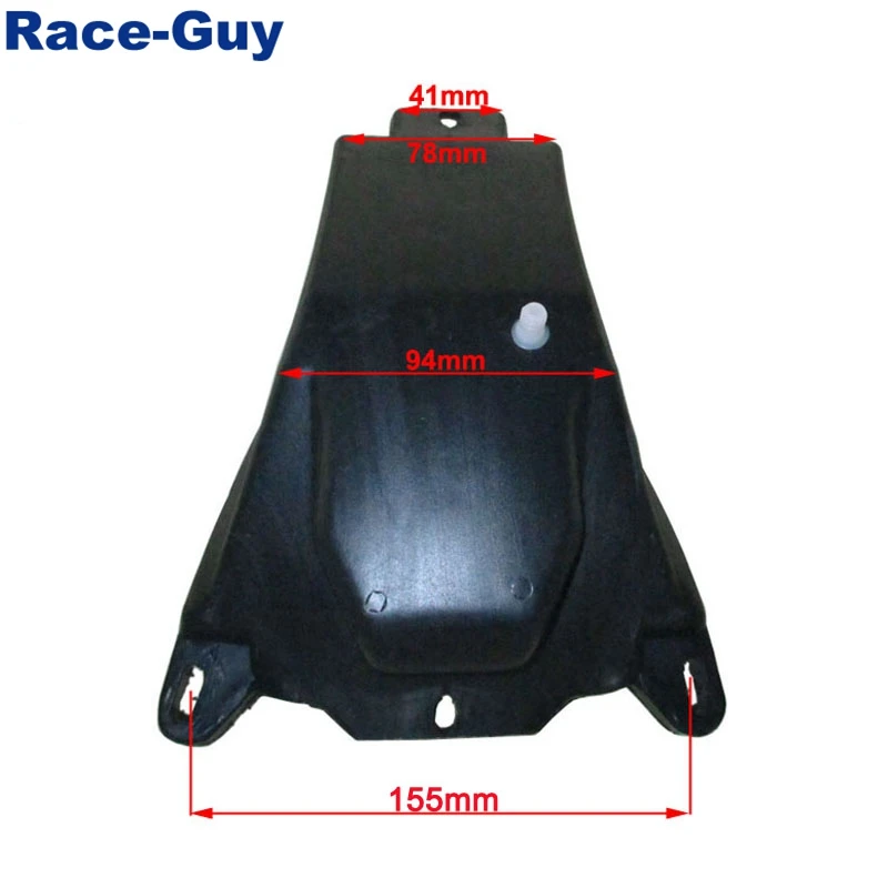 Черный пластиковый топливный бак для китайских 47cc 49cc 2-тактный Apollo KXD Mini Dirt Bike