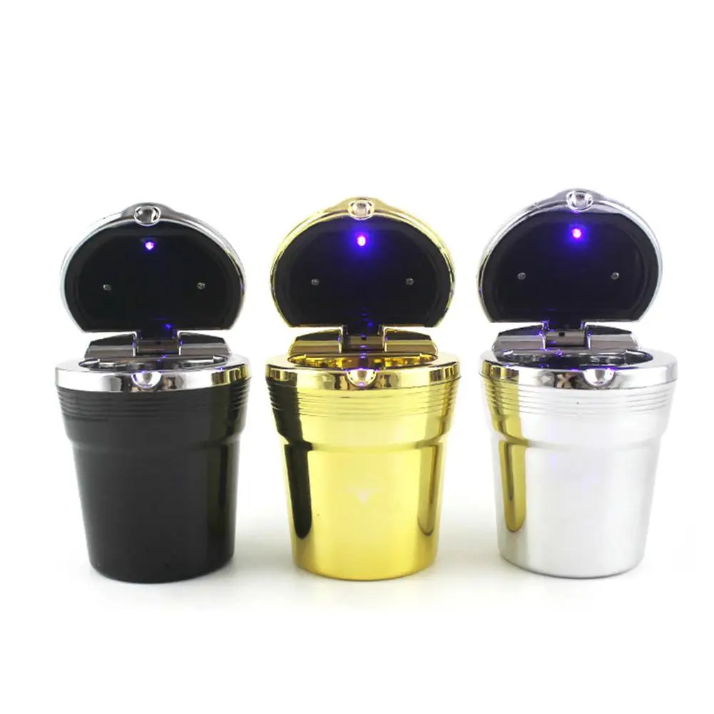 

Car LED Light Ashtray Auto Travel Ash Holder Cup Accessory Portable