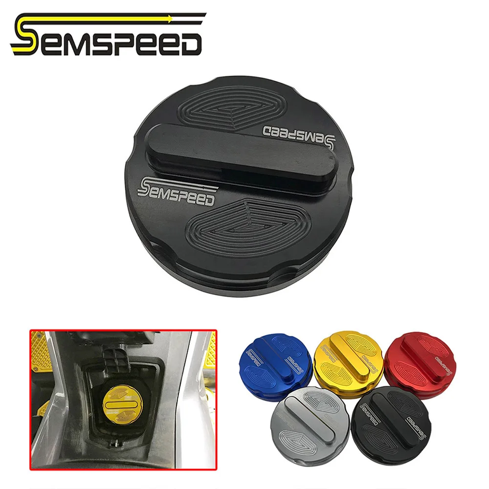 SEMSPEED Мотоцикл CNC крышка Газа для Yamaha Aerox155 NVX155 150 125 2015-2019 2020 бензиновый топливный