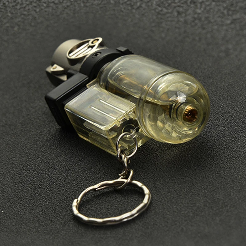 Бутановая струйная Зажигалка брелок портативная пистолет распылитель сопло