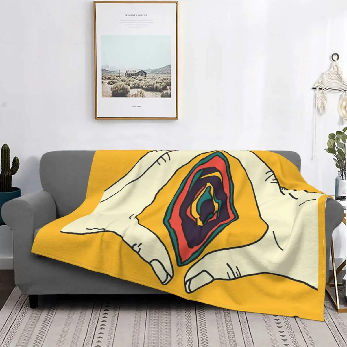 

Мастерская с изображением влагалища и вулвы, роскошная, квадратная, двойная, 90