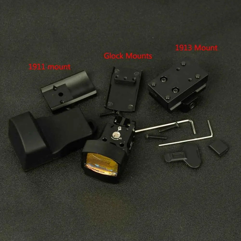 Тактический LP DP Pro страйкбол 1911 1913 крепление зрения Коллиматорный прицел Красная