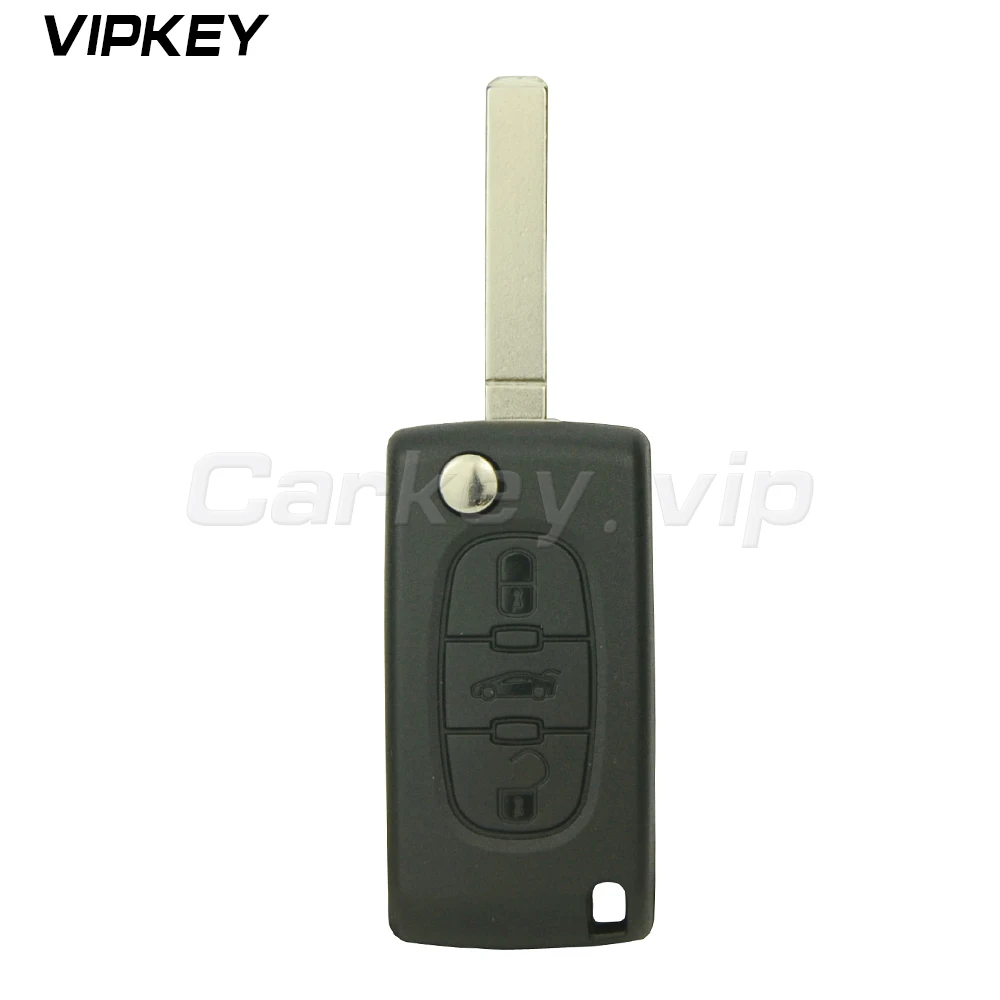Дистанционный Автомобильный ключ Remotekey CE0523 3 кнопки средний багажник VA2 для Peugeot