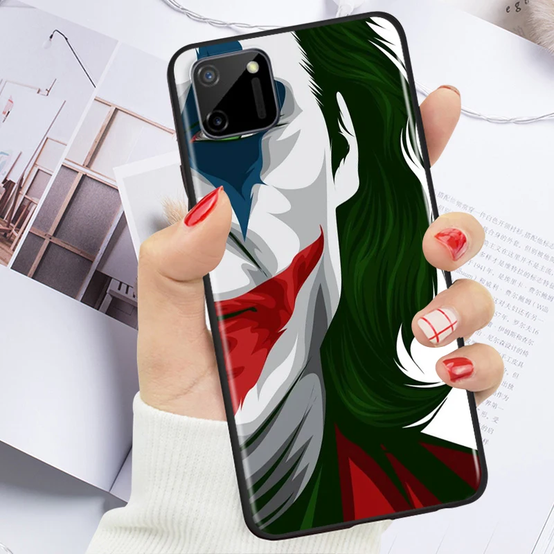 

Cool jokers for OPPO Realme V15 X5 X3 X50 X7 X2 C17 C11 C3 C2 7 7i 6 6S 6i 5 3 2 Pro Soft Black Phone Case