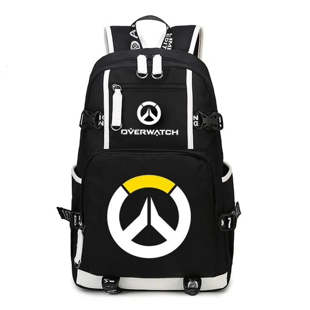 Рюкзак Все герои из игры OW DVA школьный ранец с аниме Косплей для работы и отдыха