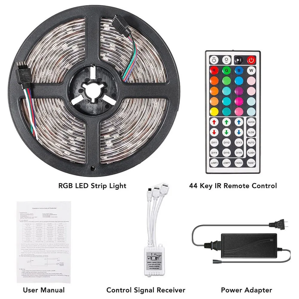 10 м светодиодный светильник IP65 Водонепроницаемый пульт дистанционного