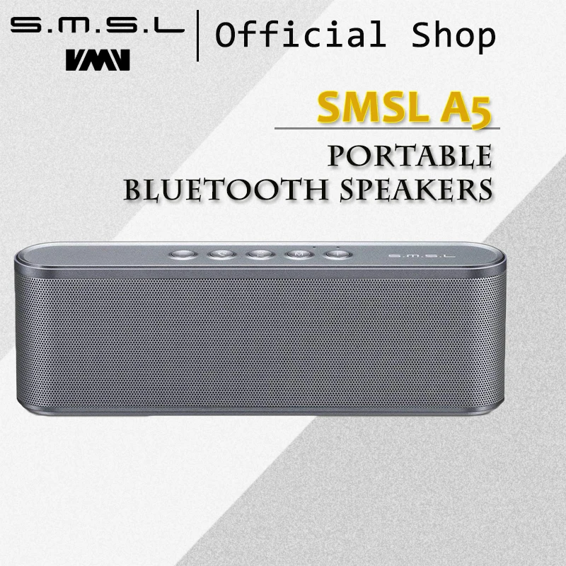 Портативные беспроводные колонки VMV SMSL A5 Bluetooth 4 2 TF карта и U диск с глубокими