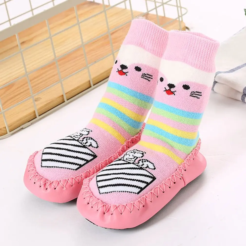 OUTAD/детские носки для малышей милые с принтом мальчиков и девочек детская одежда