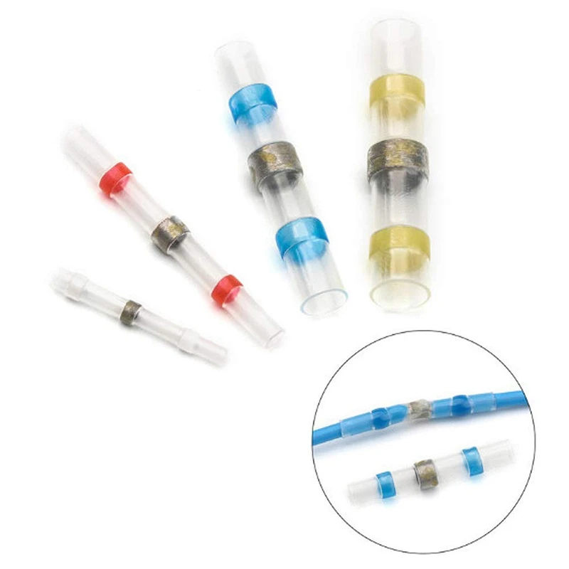 Комплект термоусадочных клемм для стыковой проволоки 50 шт. изолированные и