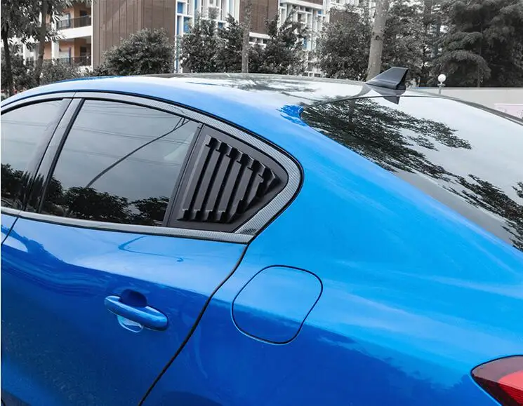 Для FORD Focus 2019 2020 Седан ABS затемнения для задних дверей и окон жалюзи рама оконный