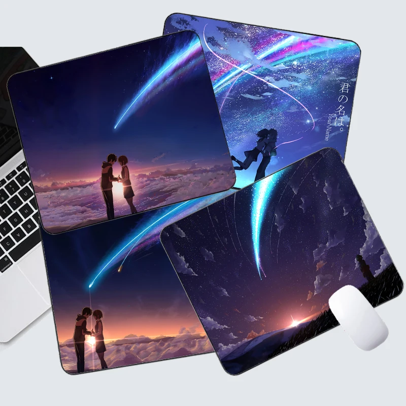

Anime Your Name Kimi no Na wa Mouse Pad Game Computer Cap Desk Mat Non-Slip Rubber Waterproof Office Mouse Mat