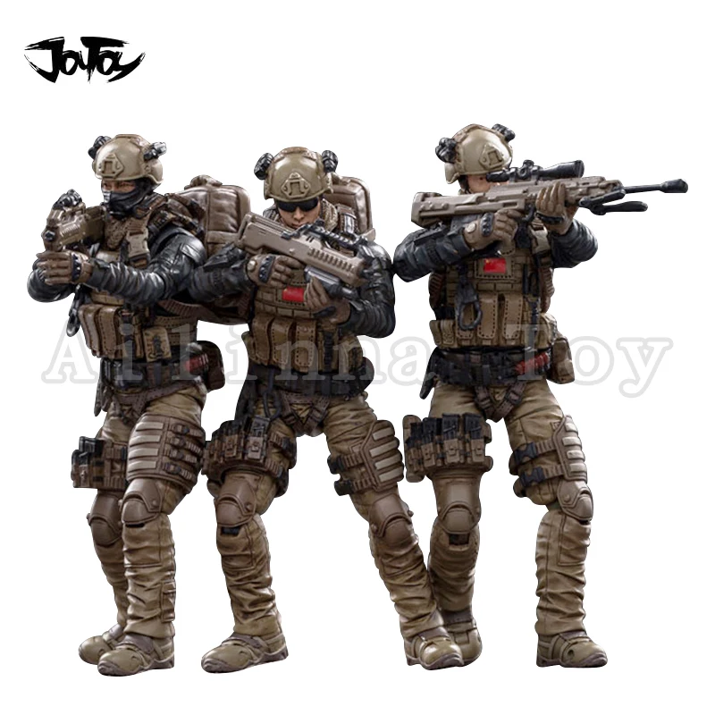 

JOYTOY 1/18 3.75inch Action Figure (3PCS/SET) PLA Navy Marine Corps External Combat Team Model Toy For Gift Free Shipping