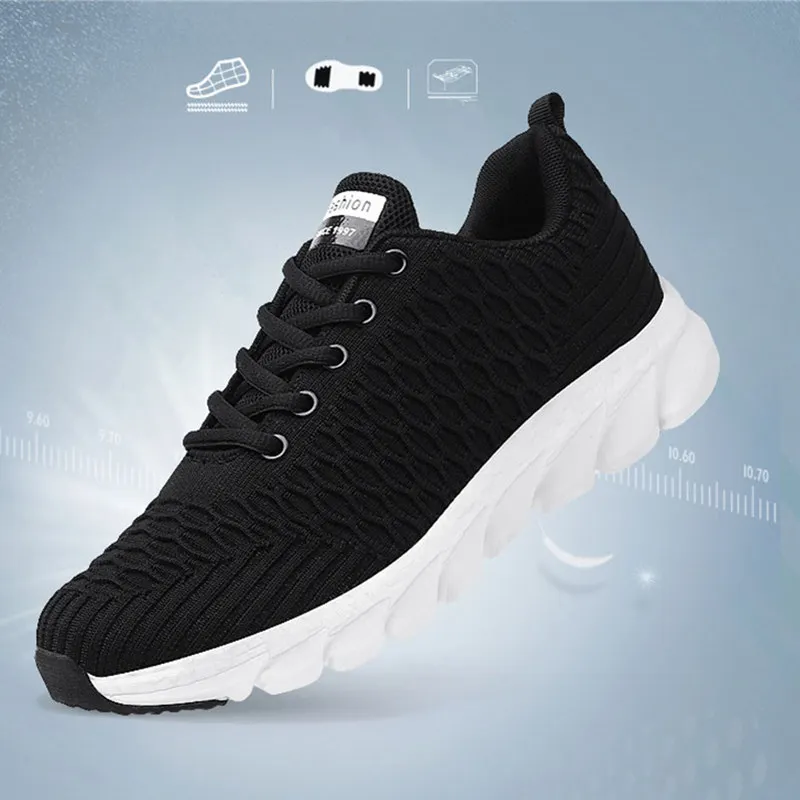 

Sneakers Women Running Shoes Ladies Pink Sneakers Lace Up Breathable Mesh Sport Shoes Jogging Walking Shoes Footwear