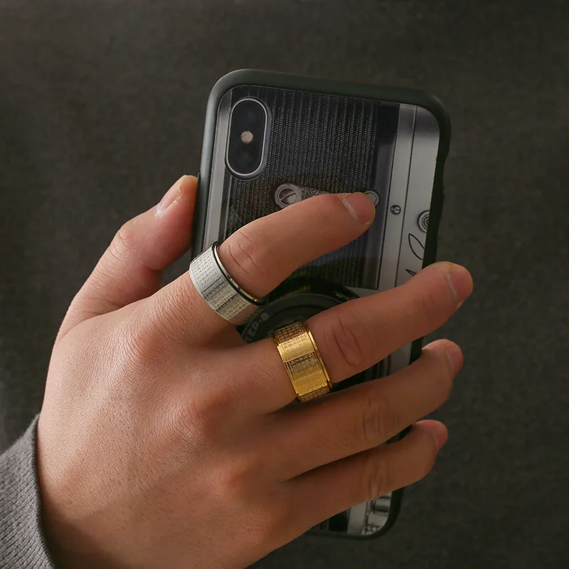 Парные кольца из титановой стали |