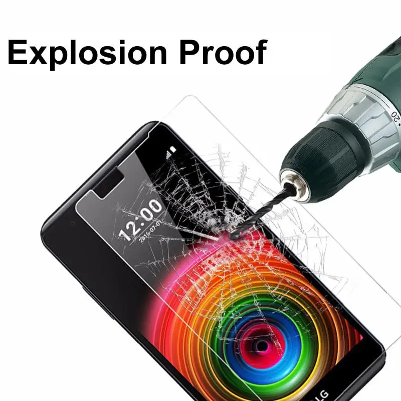 OMG 9H 0 3 мм Полное покрытие закаленное стекло протектор экрана для LG X power 2 K220DS K220 LS755