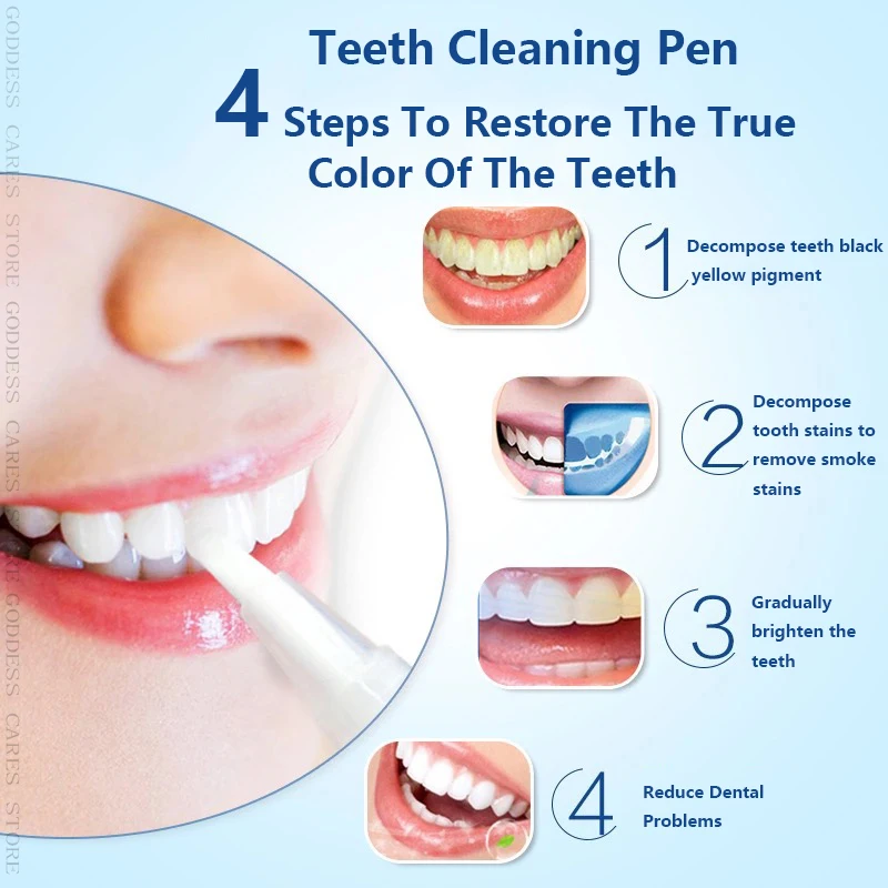 Отбеливание зубов ручка инструменты гигиены полости рта ослепительный гель