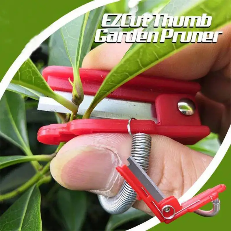 

Multifunction Garden Pruner Fruit Picking Device Multifunction Thumb Knife Cutting Blade Rings Finger Protector Safe Blade Tool