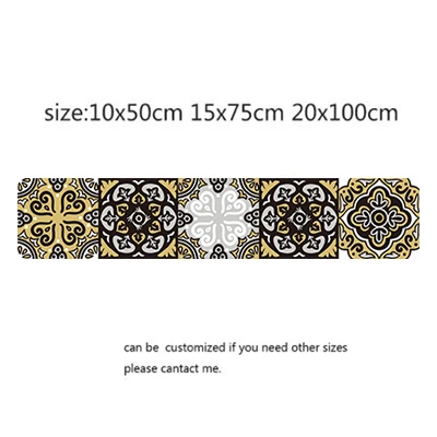 Ретро Арабский стиль плитки стикер водонепроницаемый самоклеющиеся обои мебель