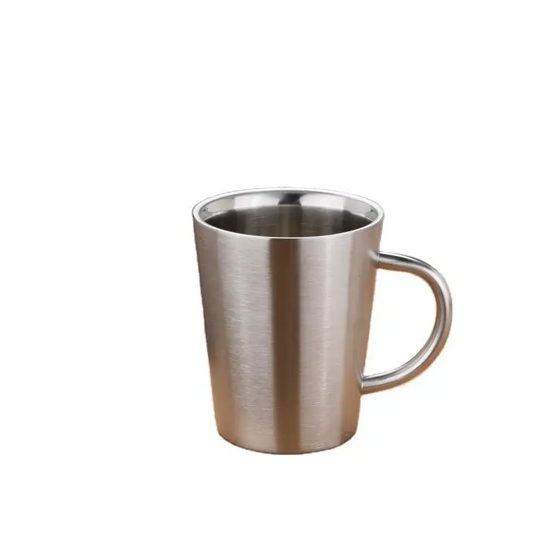 

304 Stainless Steel Double Coffee Creative Water Heat Insulation And Anti Scalding Housewear Furnishings Beer cup Eco-Friendly