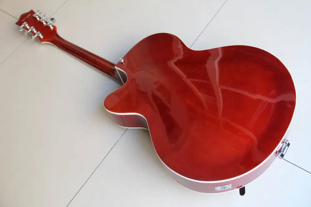 Новая модель Arrilavl Gretch 6120 электрическая гитара Jazz с полуполым корпусом винно