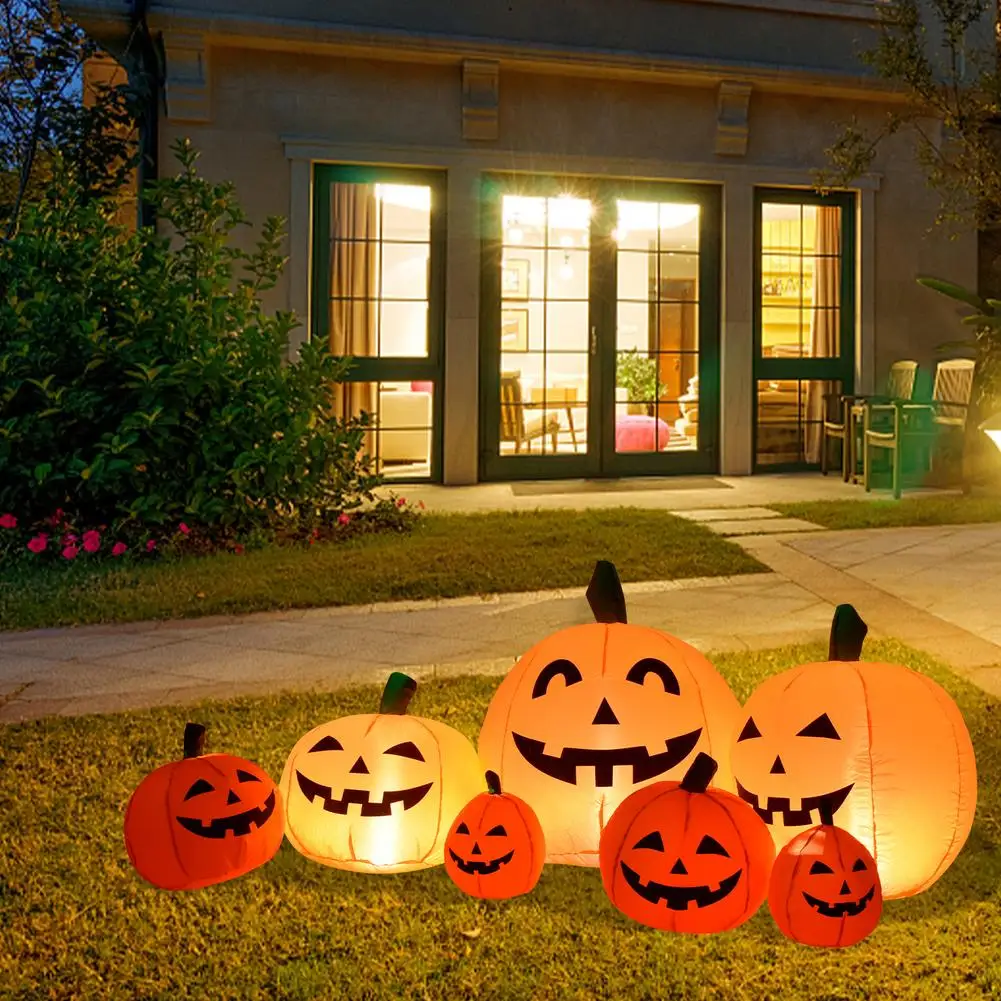 

Pumpkin Inflatable LED Light Halloween Ghost Striking Decoration Light And Convenient Easy To Store For Haunted House Bar Party