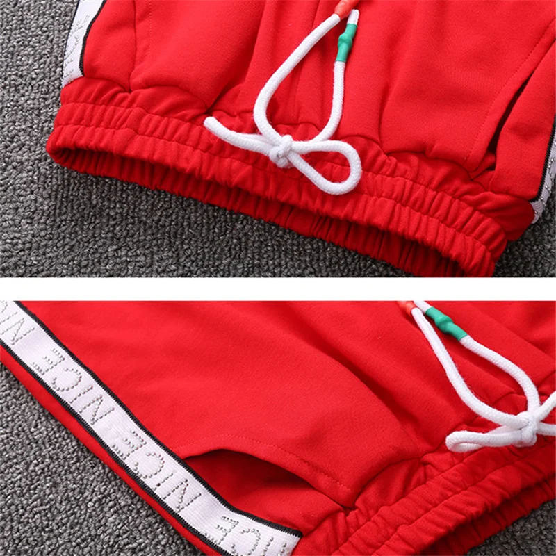 

New Arrival Kids Sports Pants for Girl Teenagers Side Striped Legins Girls Sports Track Pants Kids Knitted Sweat Trousers 4-14T